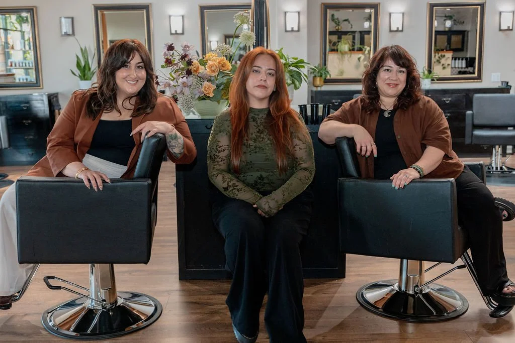 Tara Kelsey Wellman. Jordan Perez, Roxy Bunce Salon Owners Ventura, CA