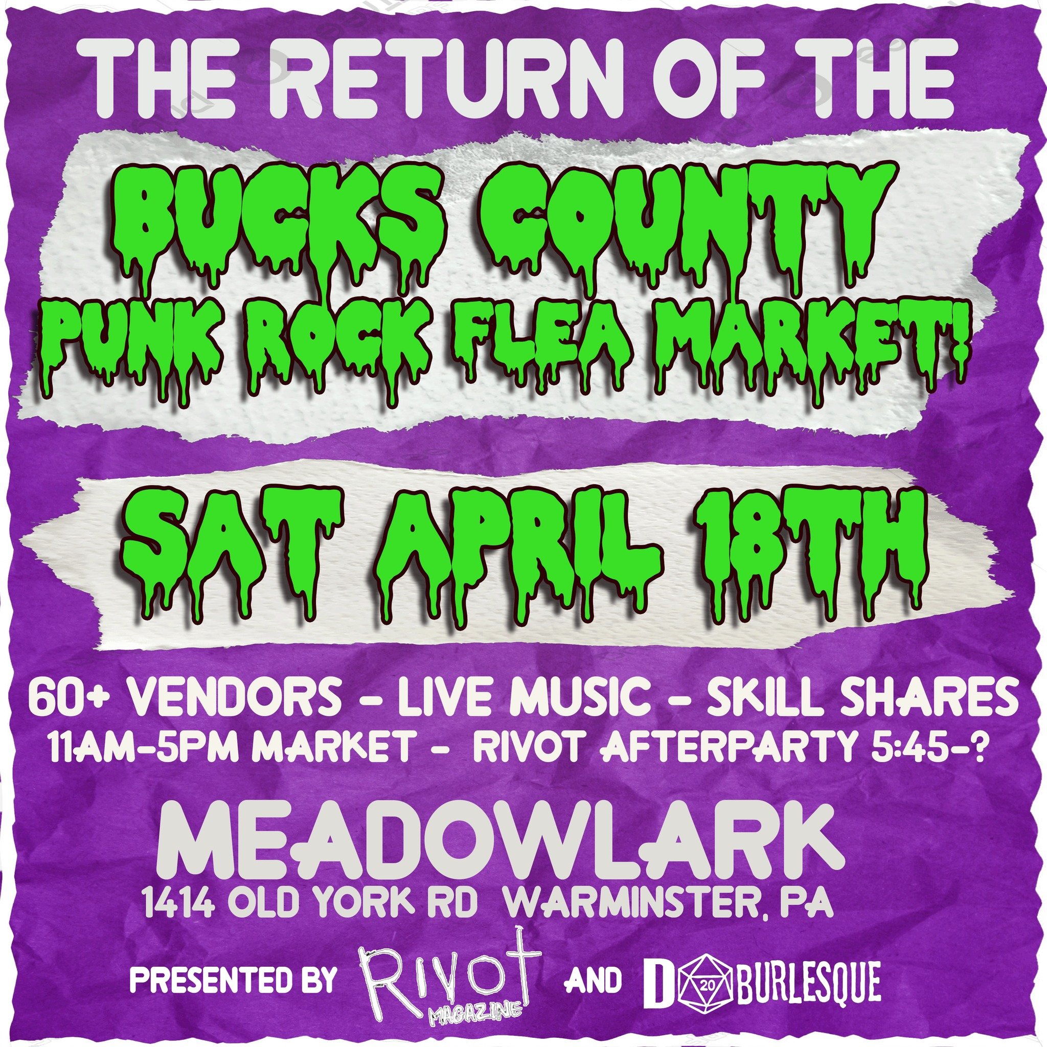 Punk Rock Flea MArket Tabling and Speech