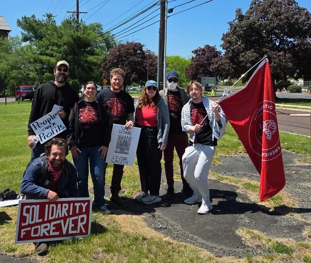 Workers deserve MORE. 

Members attended May Day rallies in Bucks &amp; Montco to stand with our labor comrades and demand a government that is by and for the people, not the ultra wealthy.