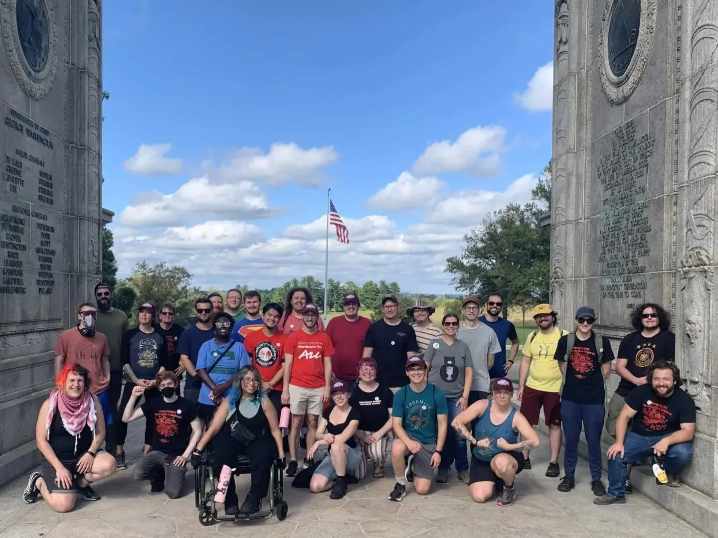 On Sunday, September 13th more than 30 members of the Buxmont, Chesco, and Delco DSA branches came out for a walk in Valley Forge National Park. Thank you to all of our comrades who attended! For those who couldn't make it, we hope to organize anothe