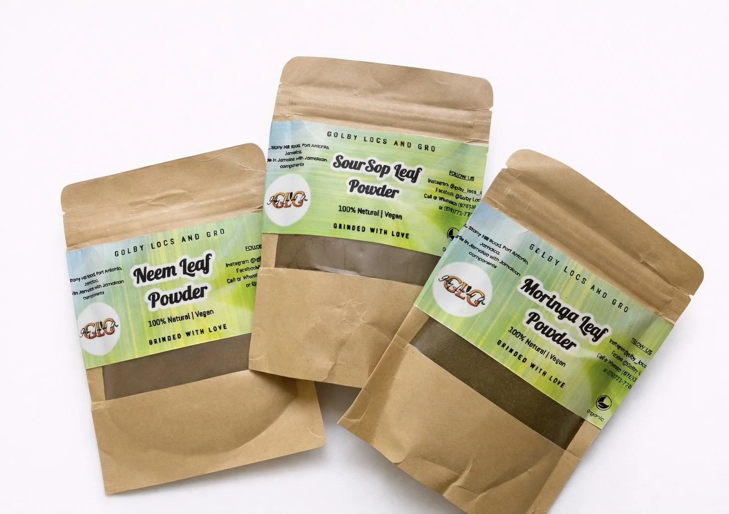 Rosemary, Neem and Soursop Powders