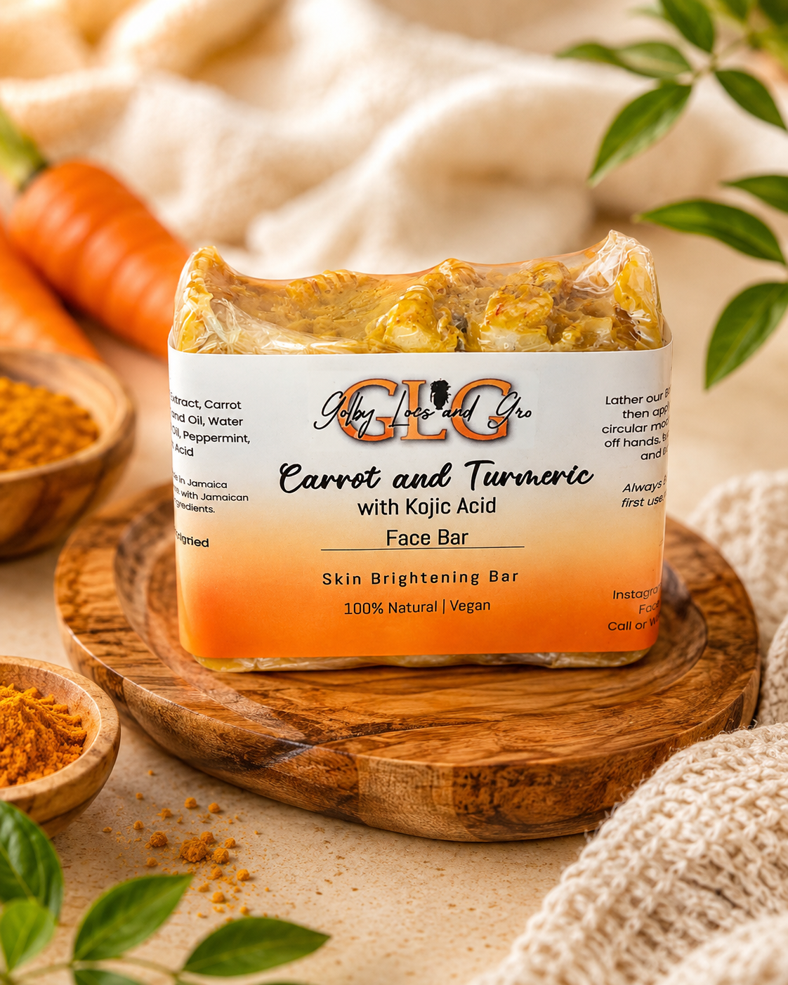 Carrot & Turmeric Bar