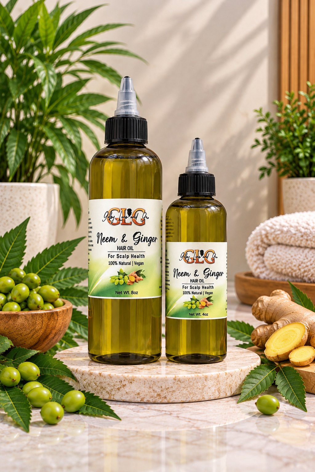 Neem and Ginger Hair Oil