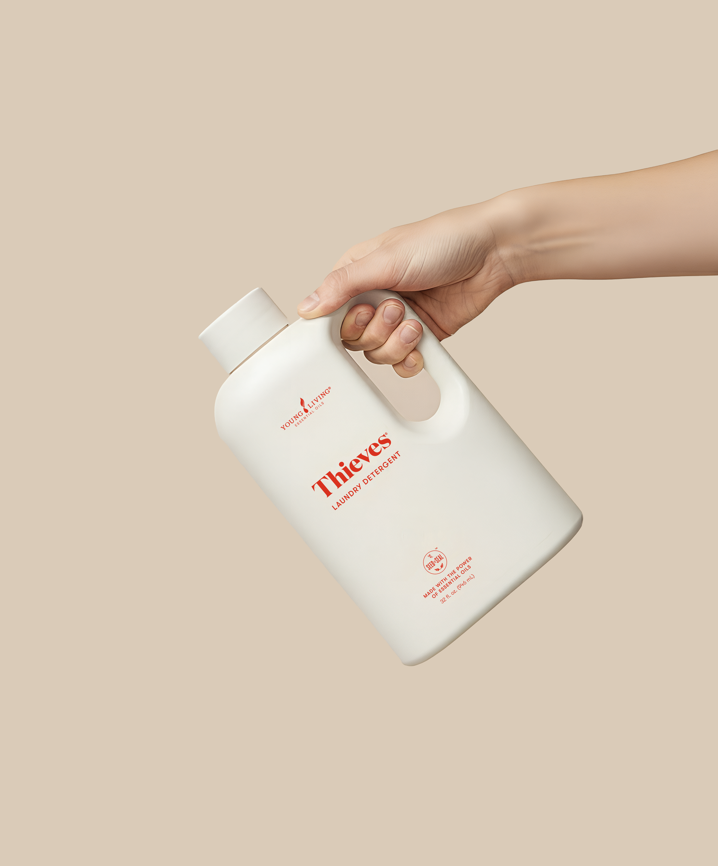 Explore the 3D product visualization for Young Living’s Thieves home collection by Matt Hanzly. High-quality CGI and lifestyle rendering for household cleaning products, bridging the gap between studio product shots and warm, realistic home environme