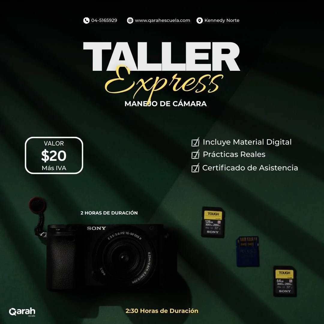 Manejo de Cámara (Sony)