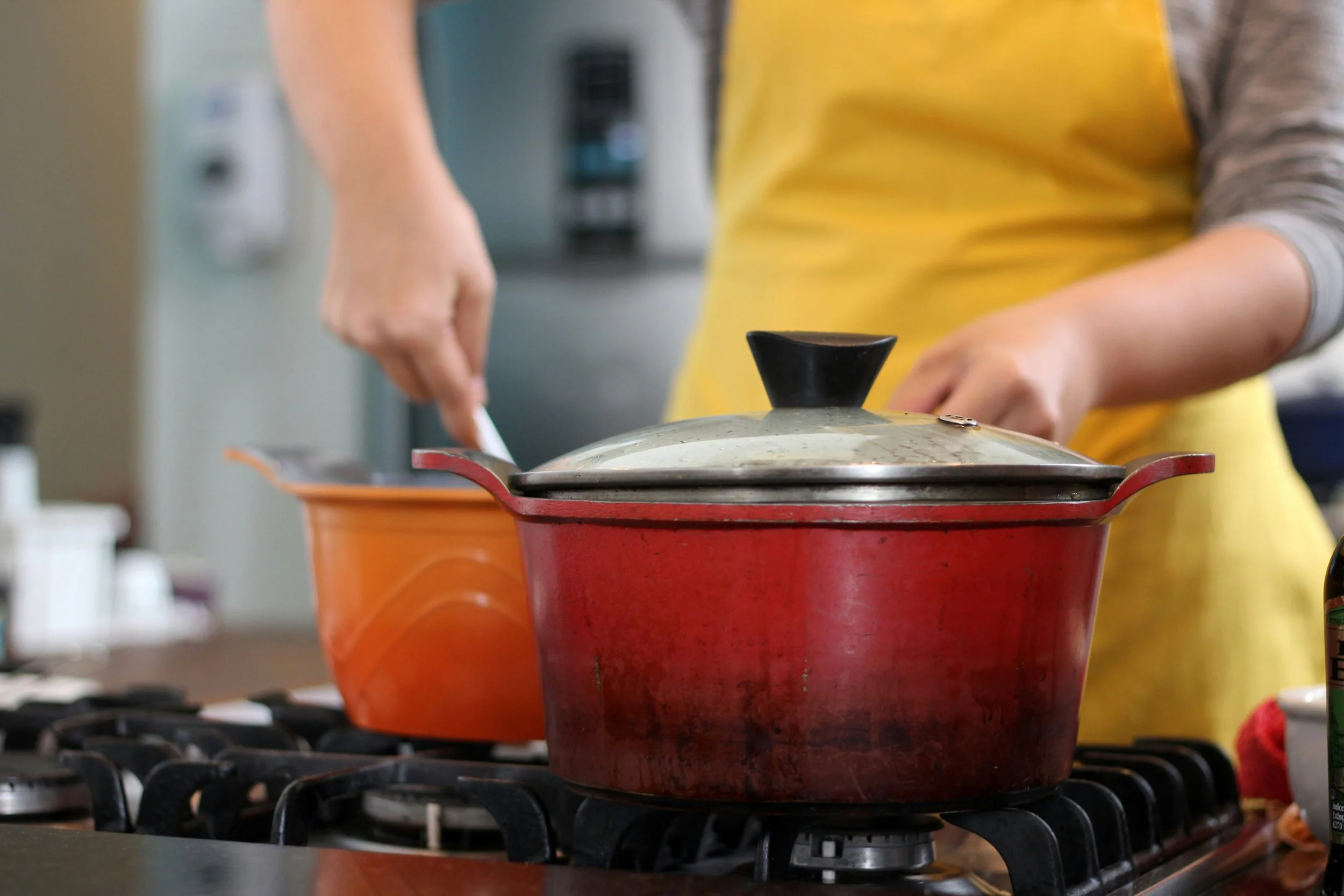 Woman cooking