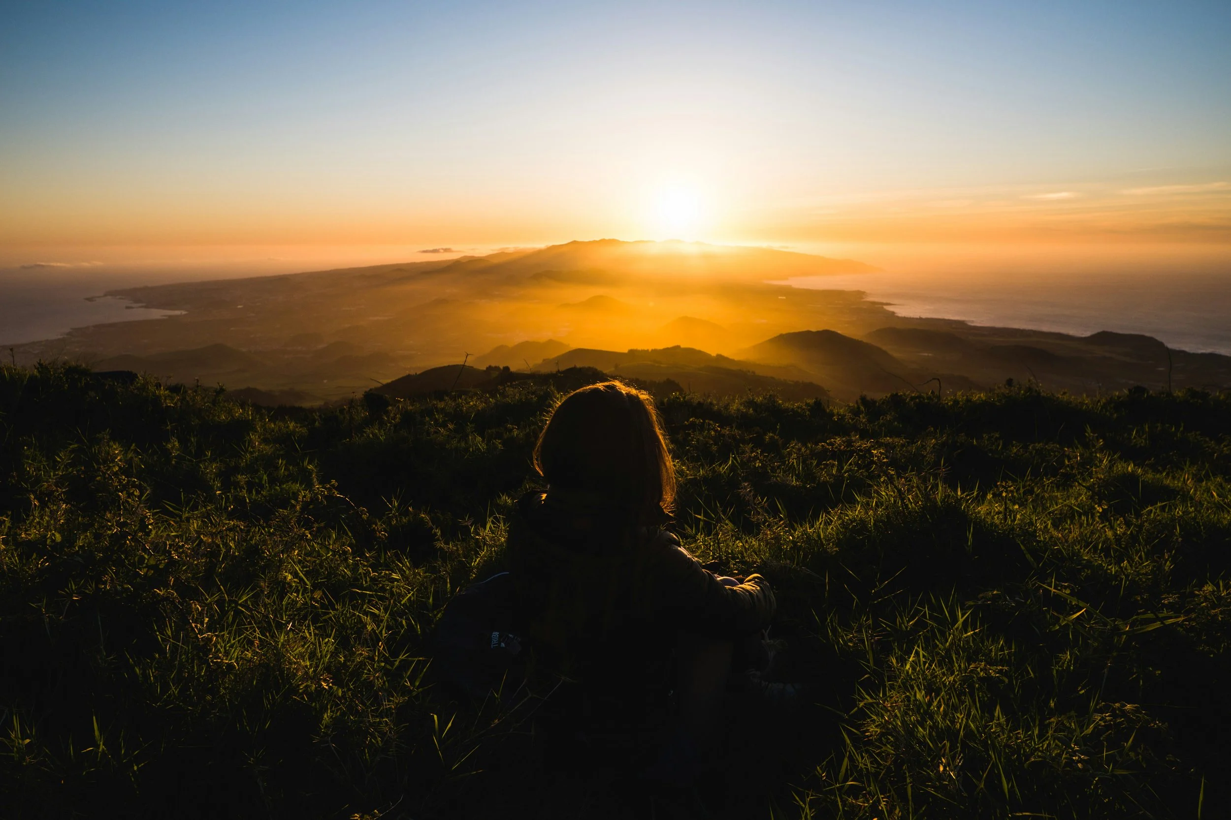 Sunrise on mountain