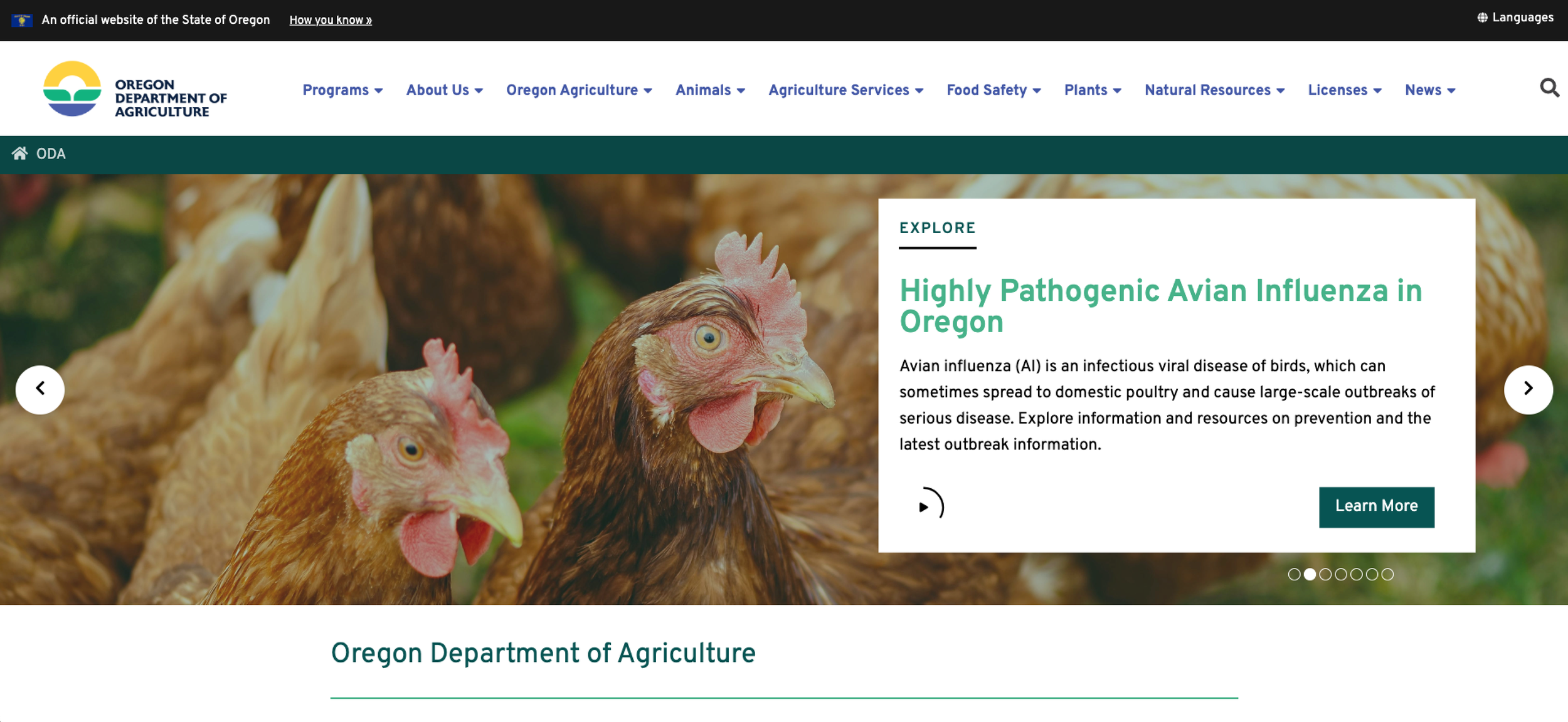 Oregon Department of Agriculture