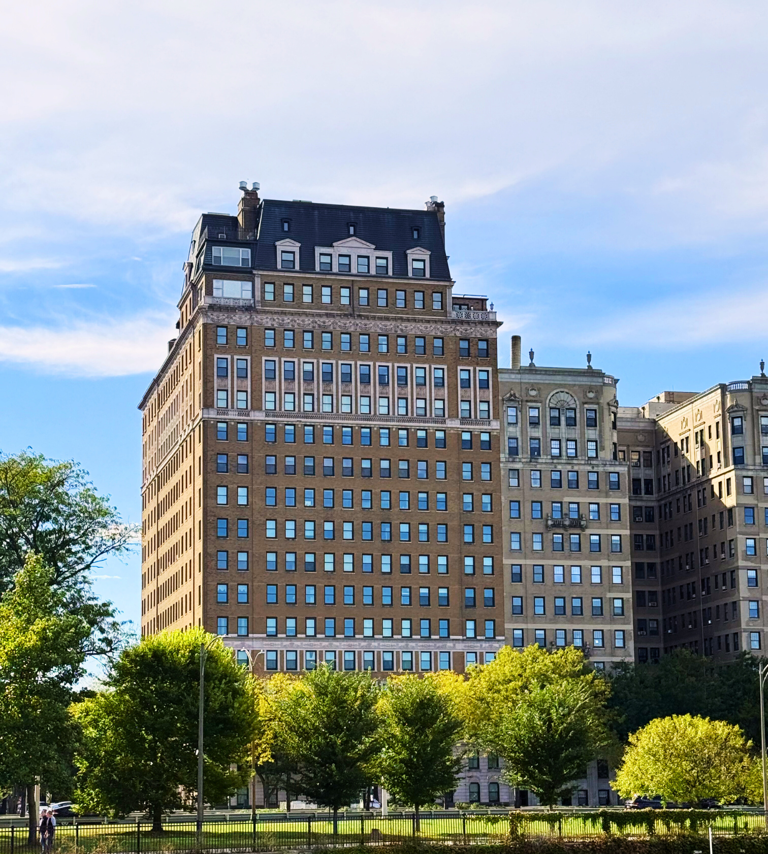 A photo of 3500 N. Lake Shore Drive taken from the lakefront path