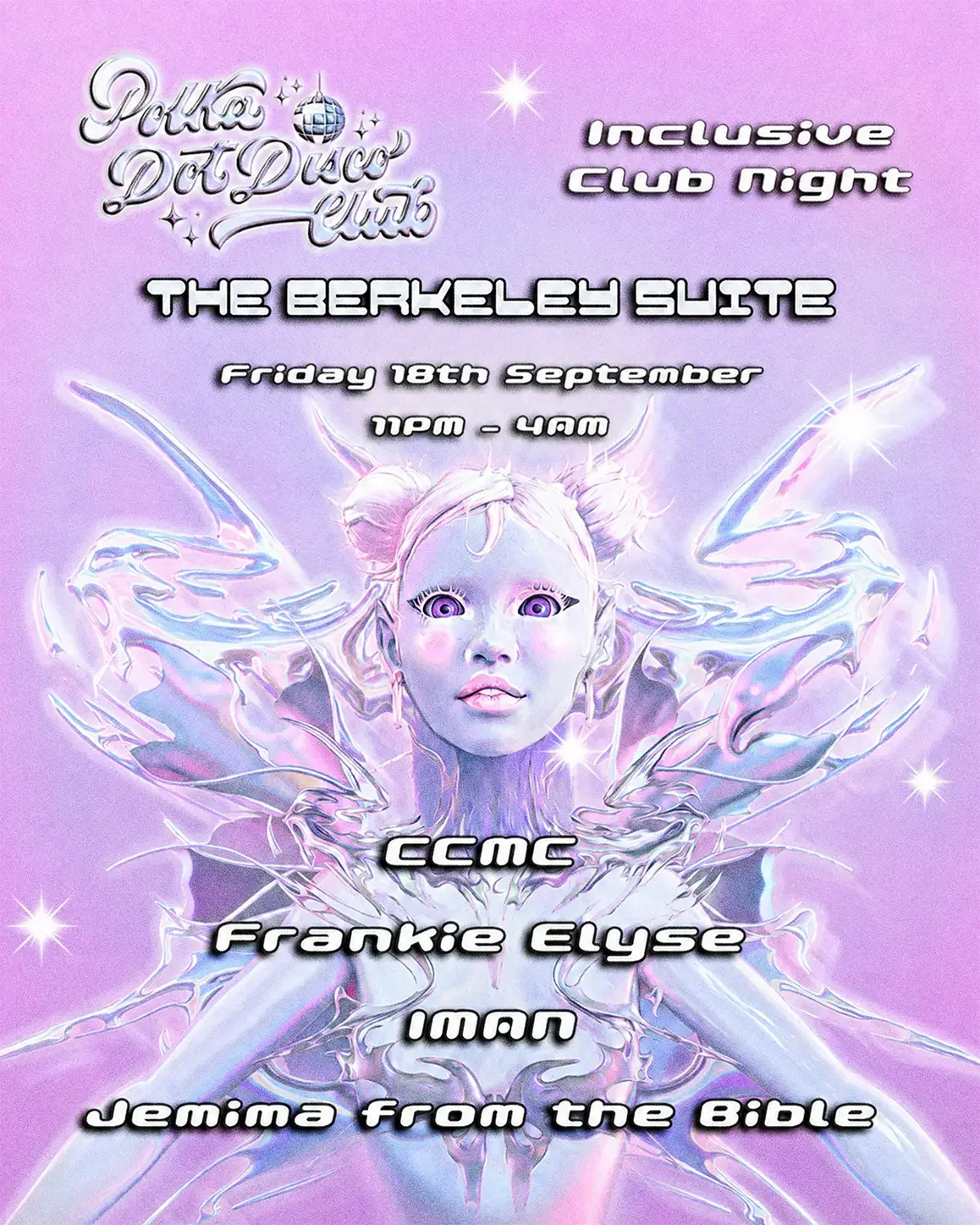FRIDAY, SEPTEMBER 17th
POLKA DOT DISCO CLUB