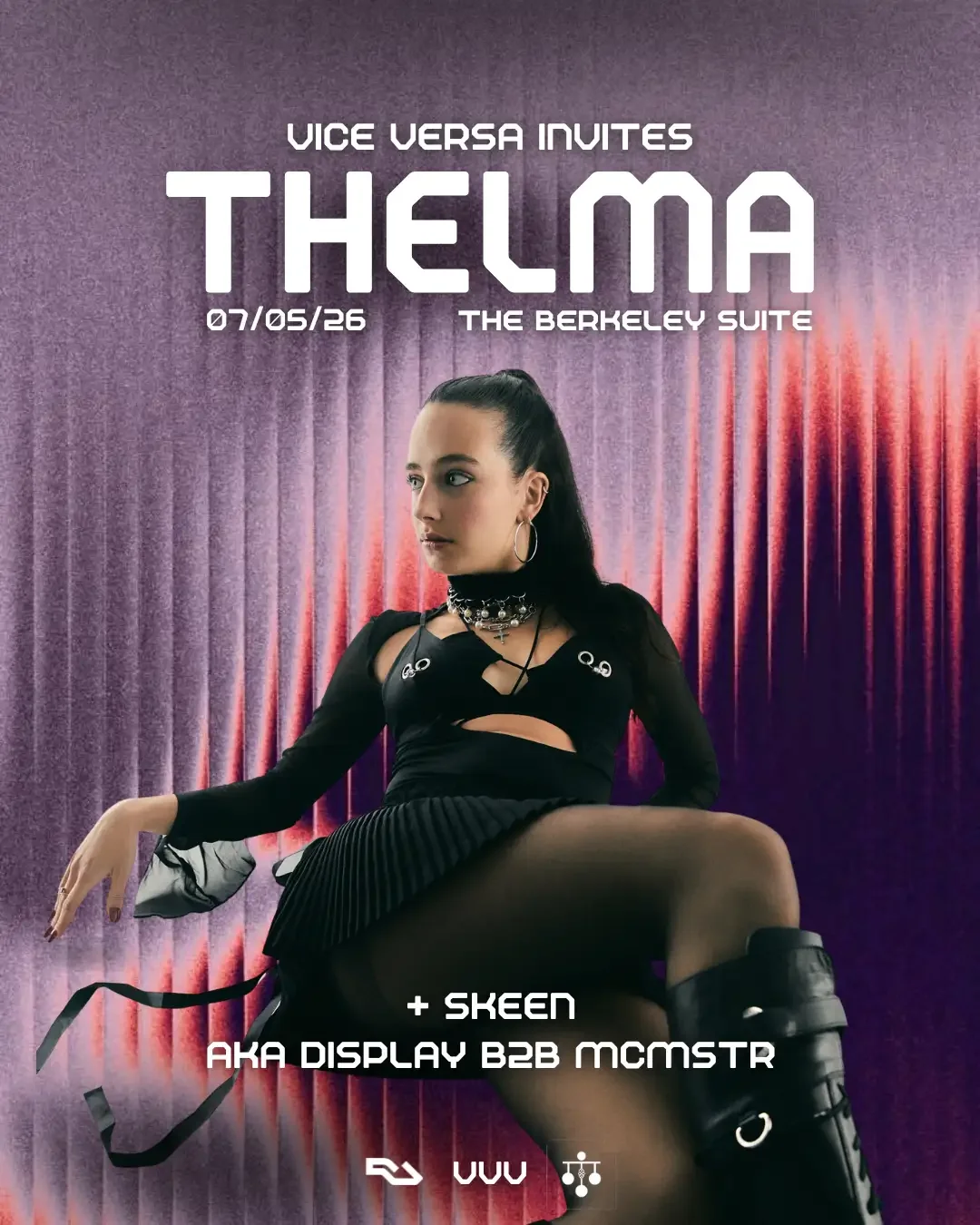 Thursday, May 7th
VICE VERSA Invites: THELMA