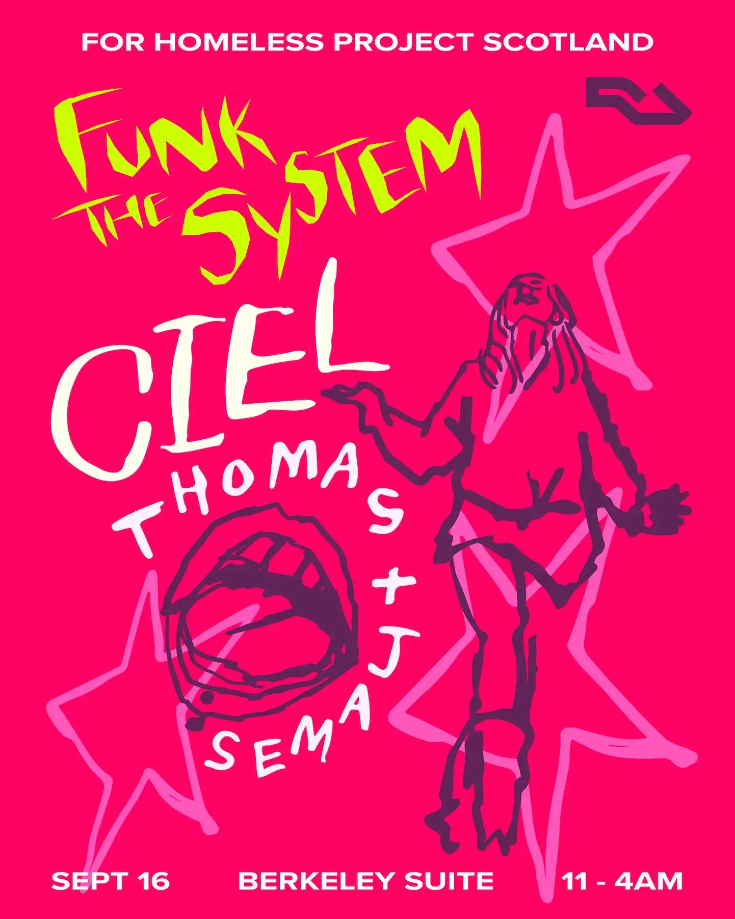 WEDNESDAY, SEPTEMBER 16th
FUNK THE SYSTEM: CIEL