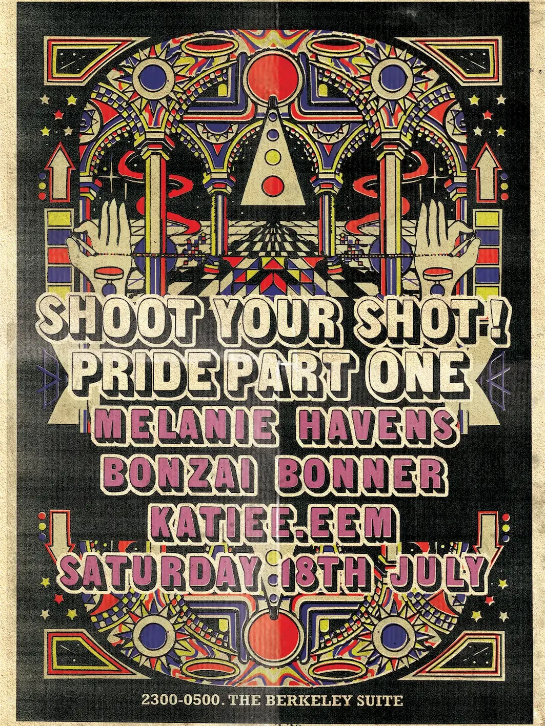 SATURDAY, JULY 18th
SHOOT YOUR SHOT - PRIDE