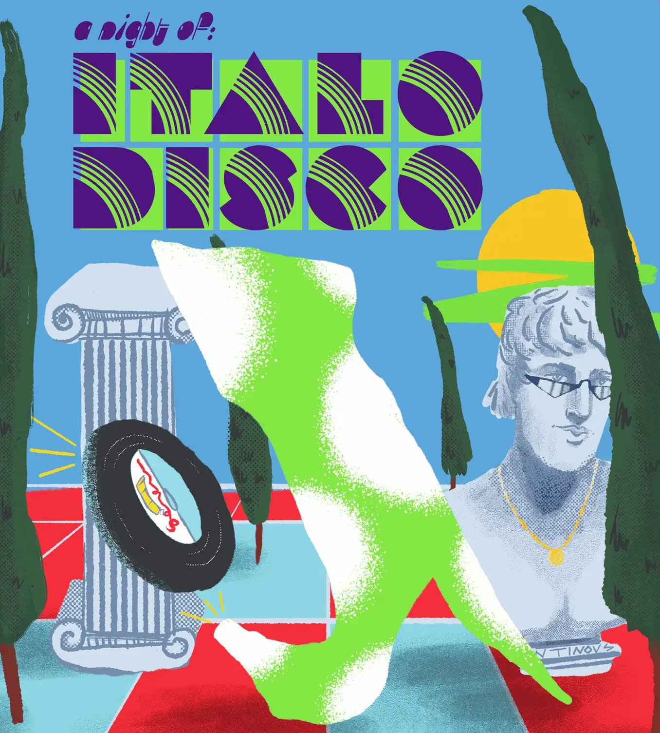 SATURDAY, JULY 25th
A NIGHT OF ITALO DISCO