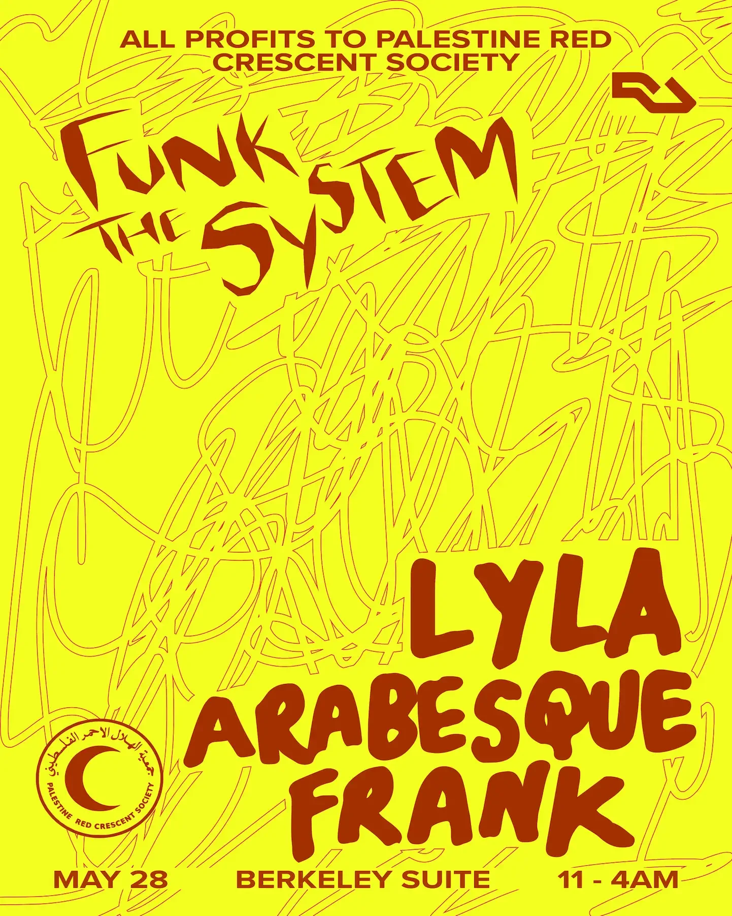 Thursday, May 28th
FUNK THE SYSTEM: END OF YEAR PARTY