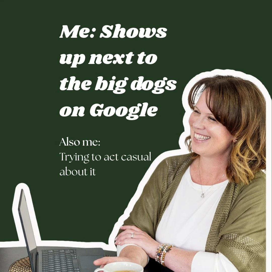 I searched "health and wellness web design" in incognito mode last week and there I was. Right alongside competitors who have been outranking me for over a year.

The difference? I finally prioritized my own site. Over the Christmas break I