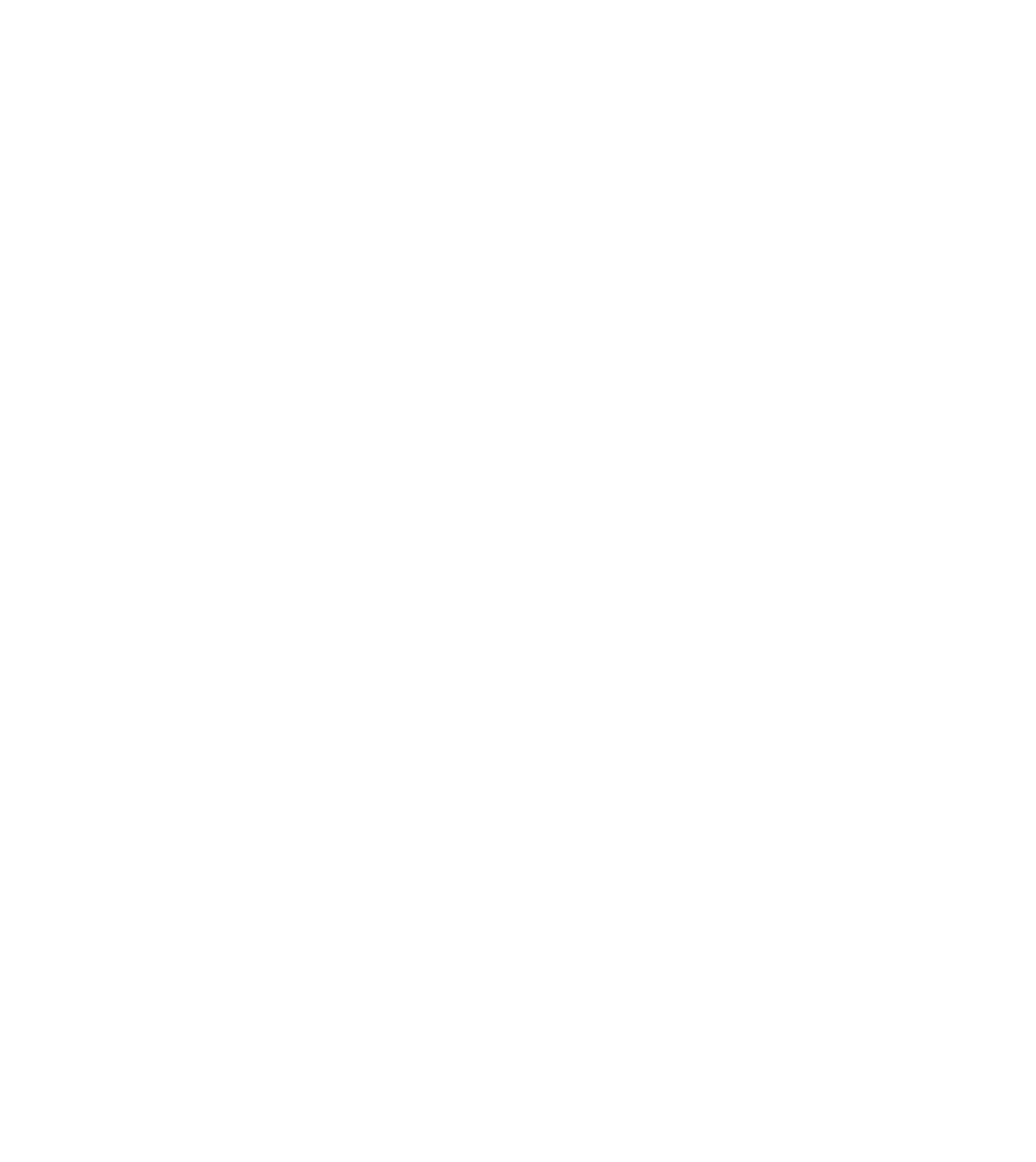 Geometric drawing of an outline square with sections divided by vertical, horizontal, and circle lines.