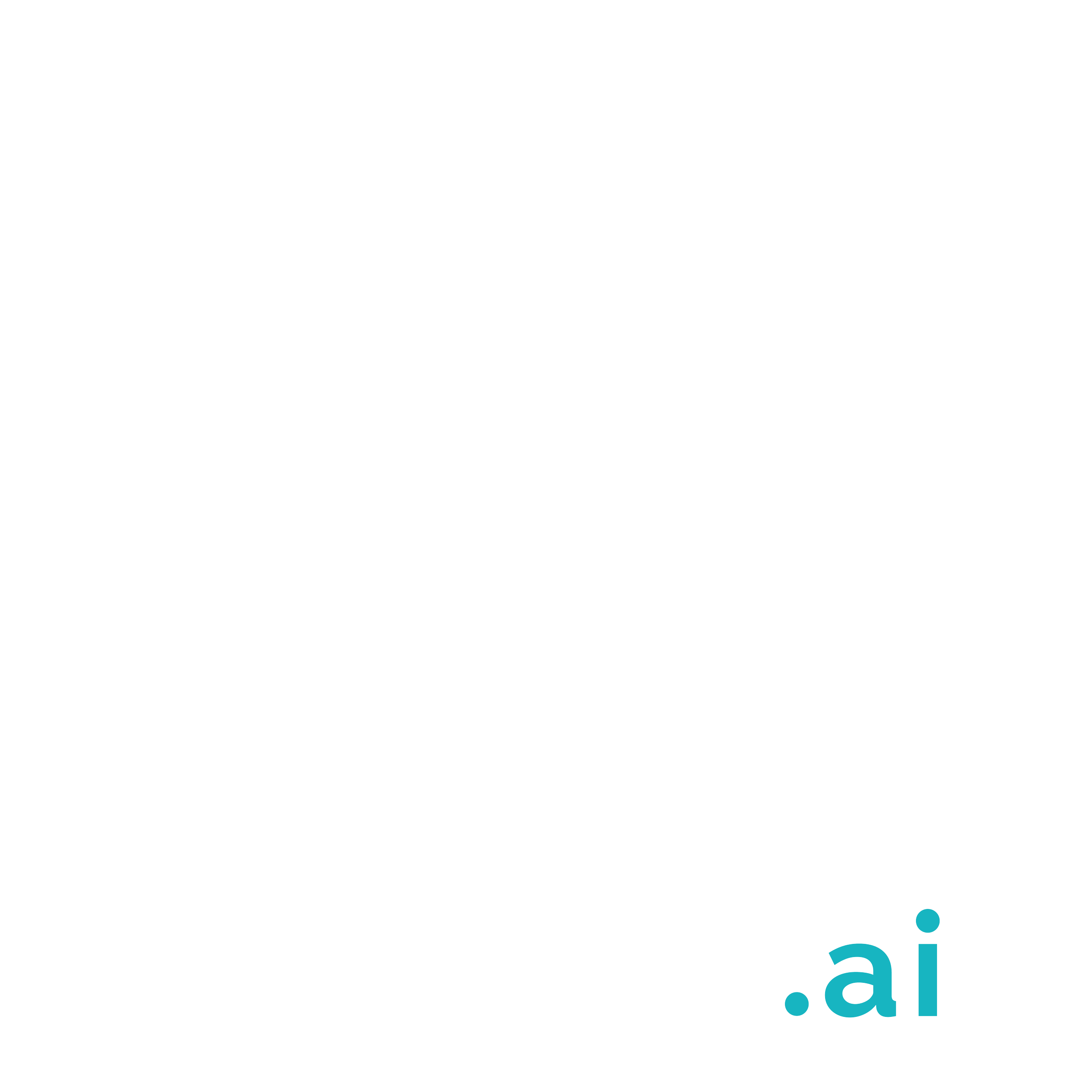 Black and white logo featuring three interconnected hexagons above the text 'Delibera.ai', with the letters 'ai' in blue.