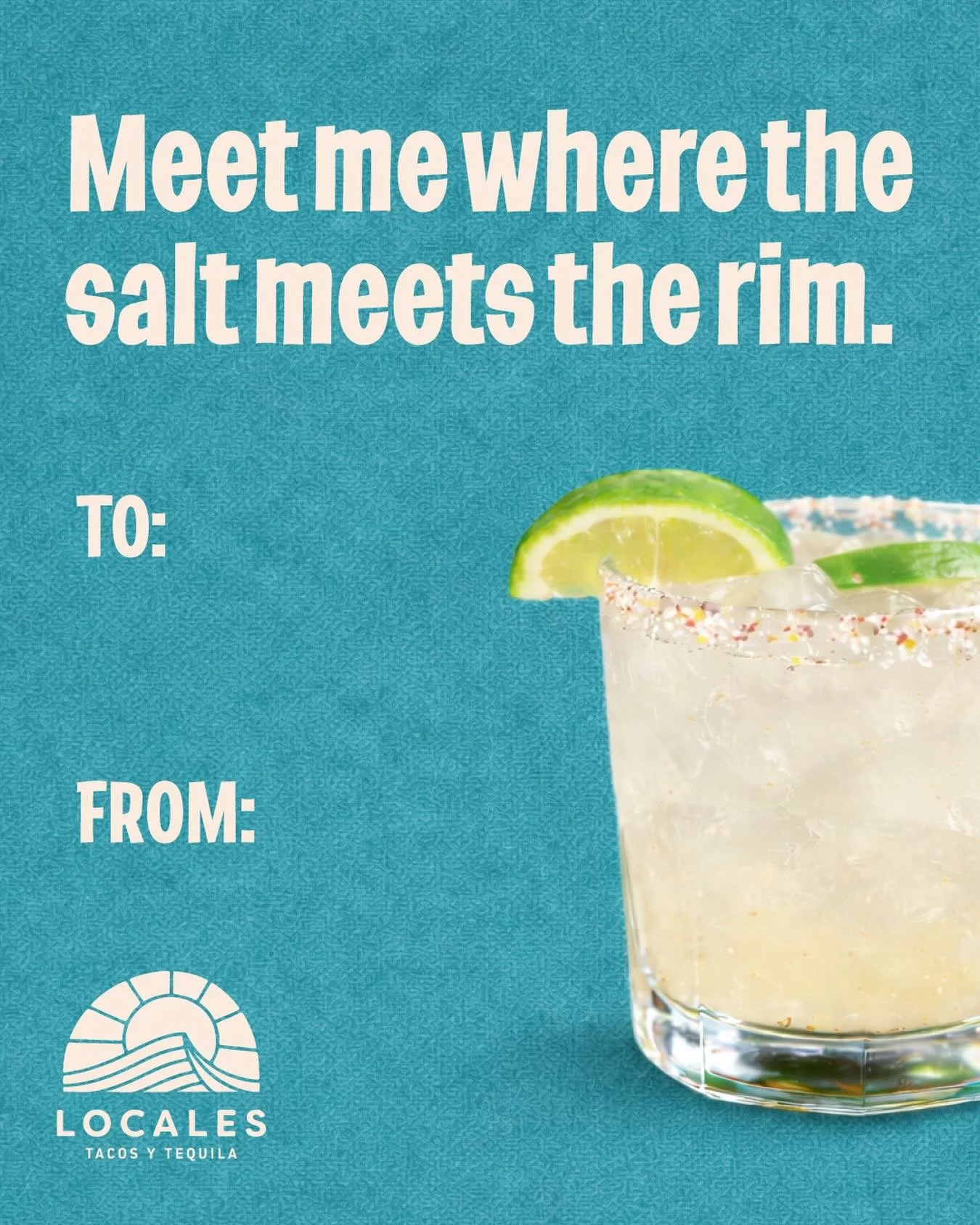 Salt on the rim.
Lime on the side.
A Mission burrito, split in two.
That&rsquo;s our kind of Valentine. 💌