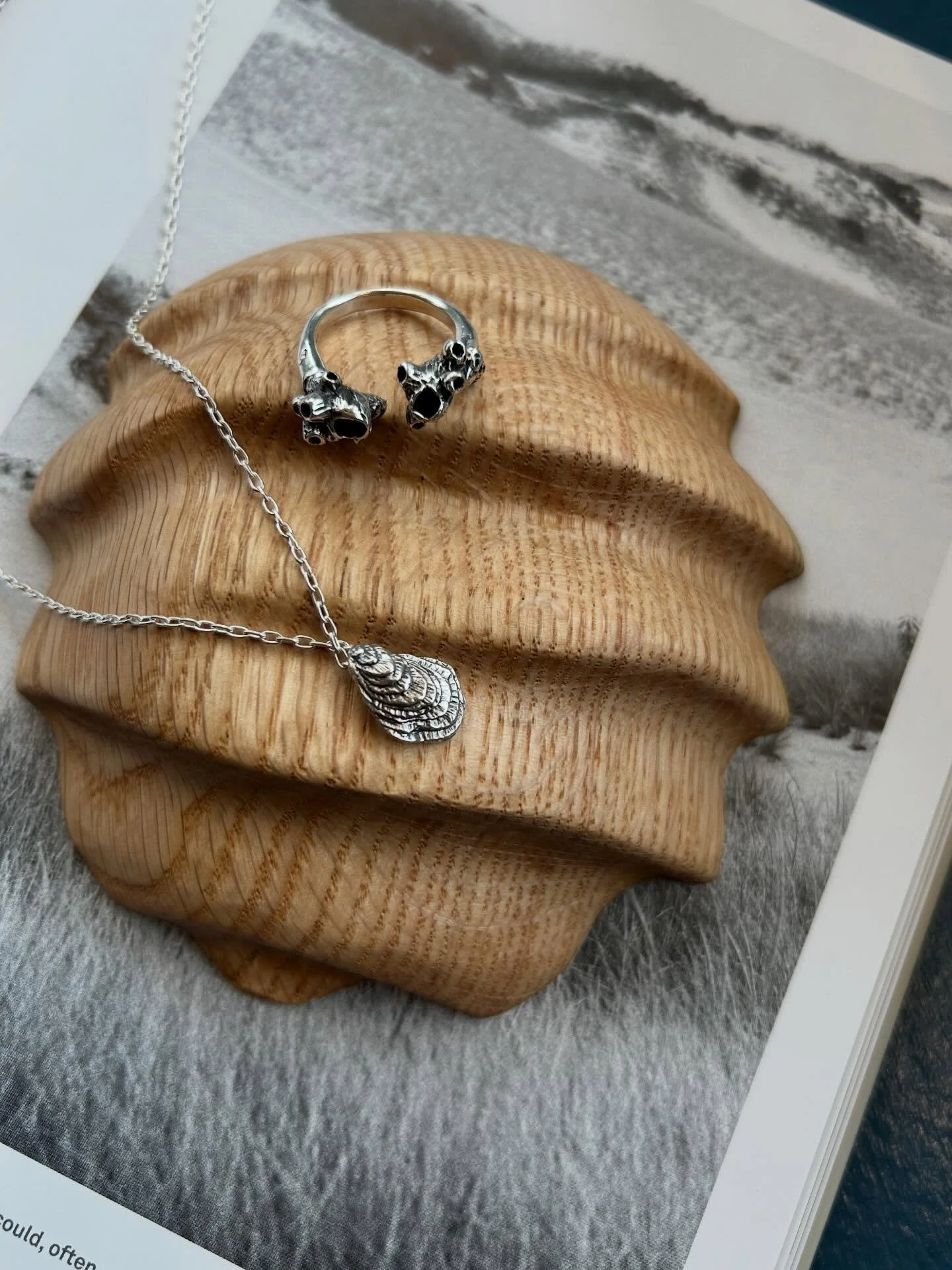 A new delivery of @xenosworks jewelry and bottle openers arrived just in time for the holiday weekend. These beautiful pieces, inspired by tidal life, are carved from wax and cast in sterling silver before being finished by hand 🌊🦪