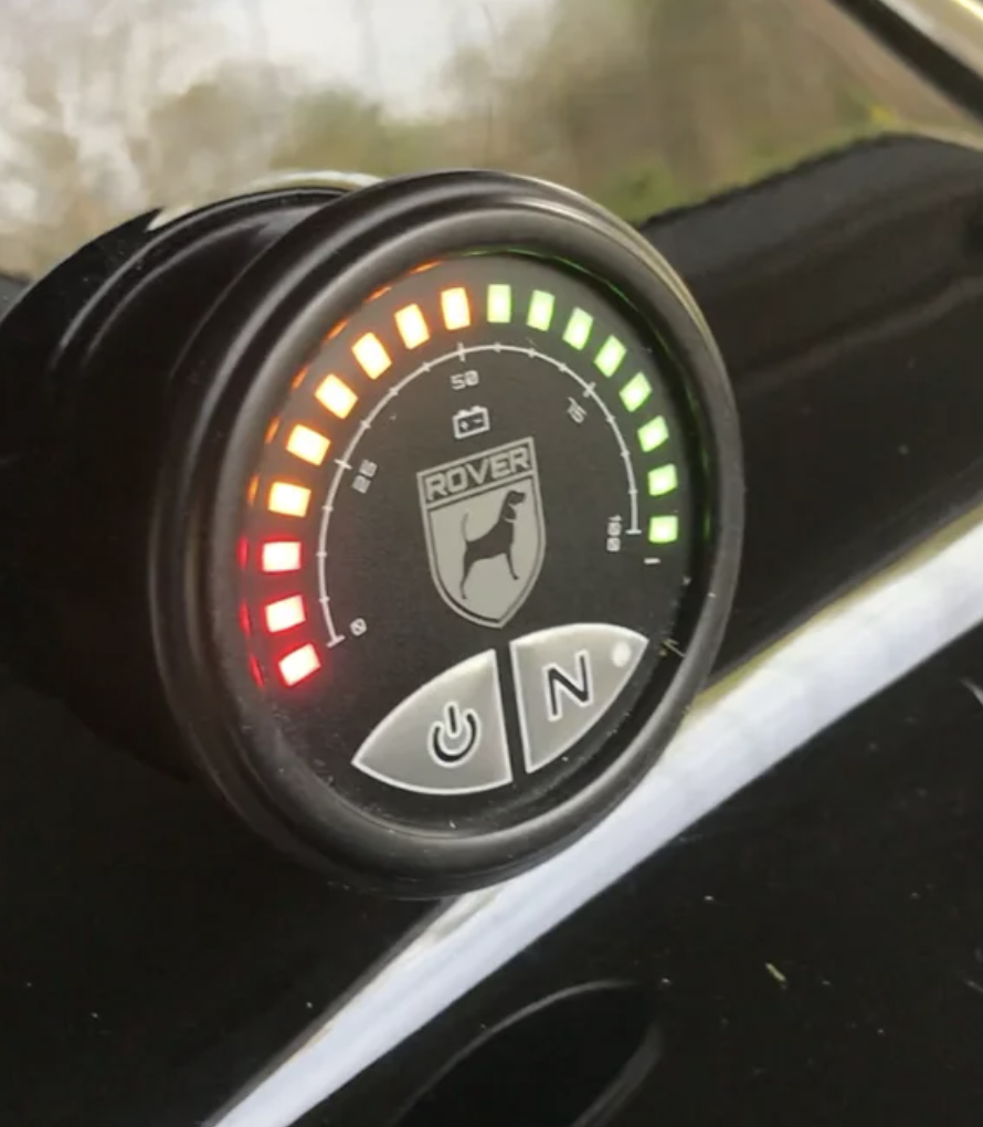 Rover Dashboard with Bluetooth Speaker