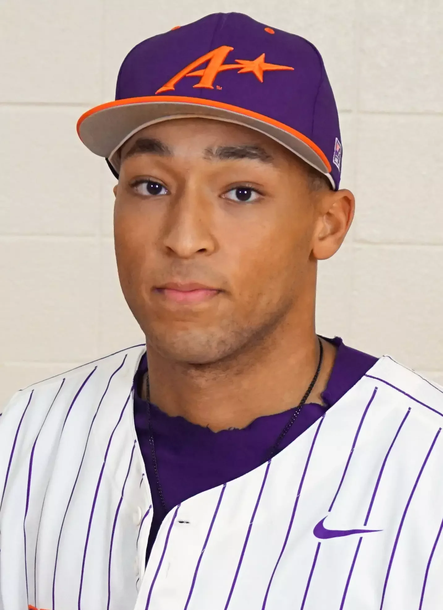 Korbin Williams headshot from his college baseball days at the University of Evansville.