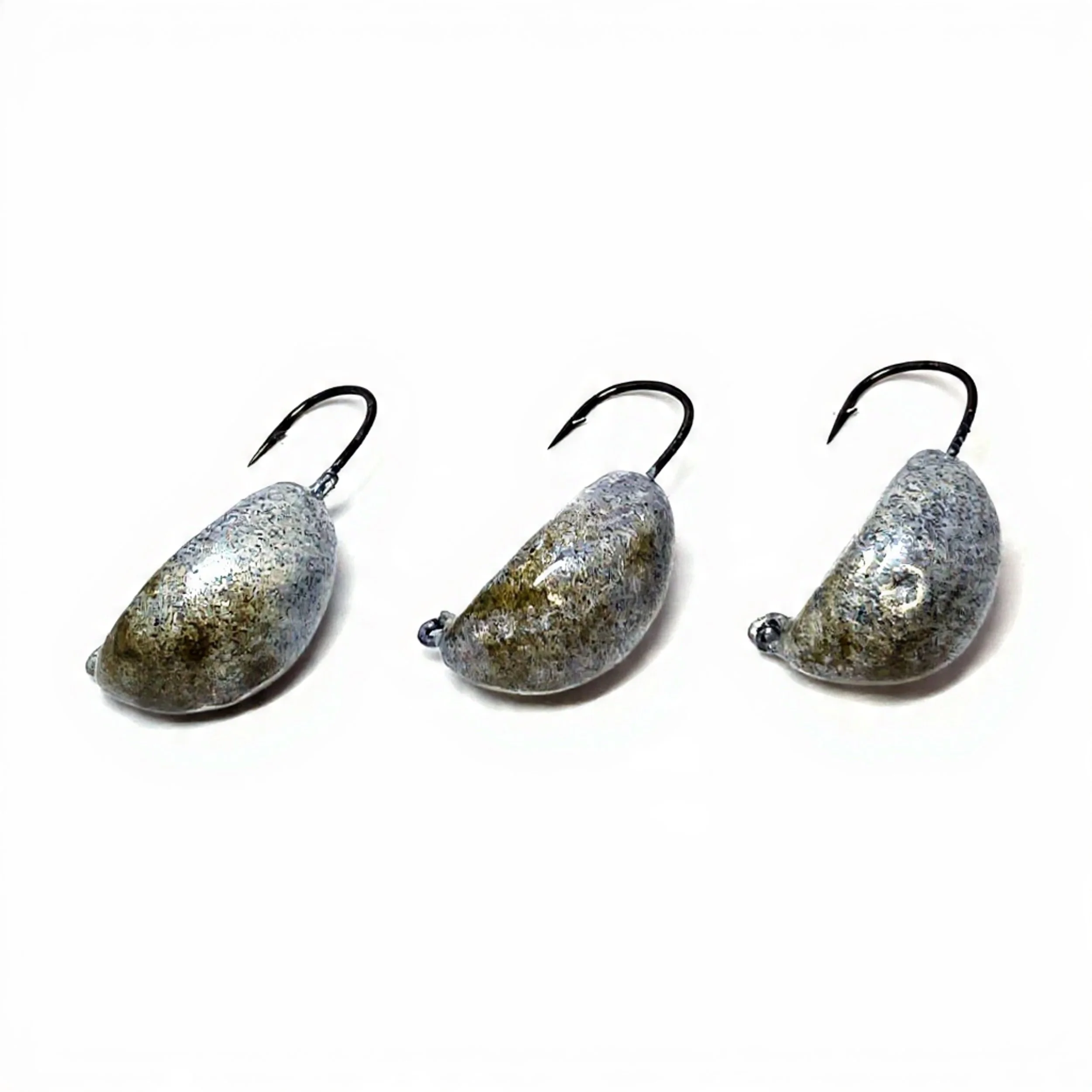 Grey 1oz - 3/0 Hook - 3pk