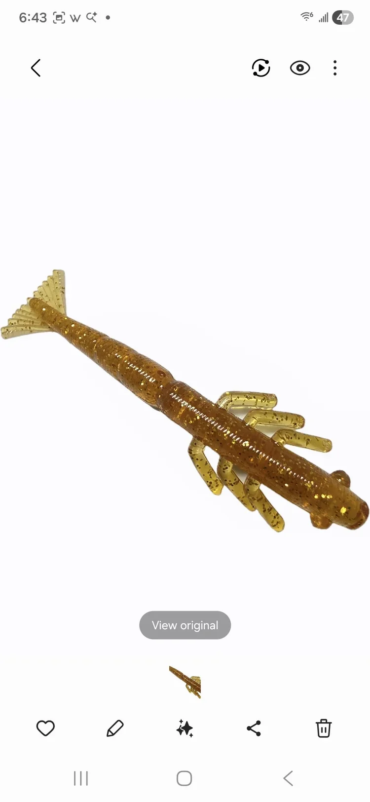 3.75" Soft Plastic Shrimp