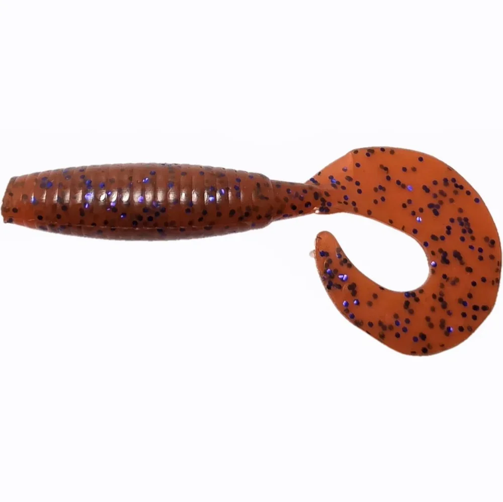 Amber Tide Grub Worm Orange Blue.webp