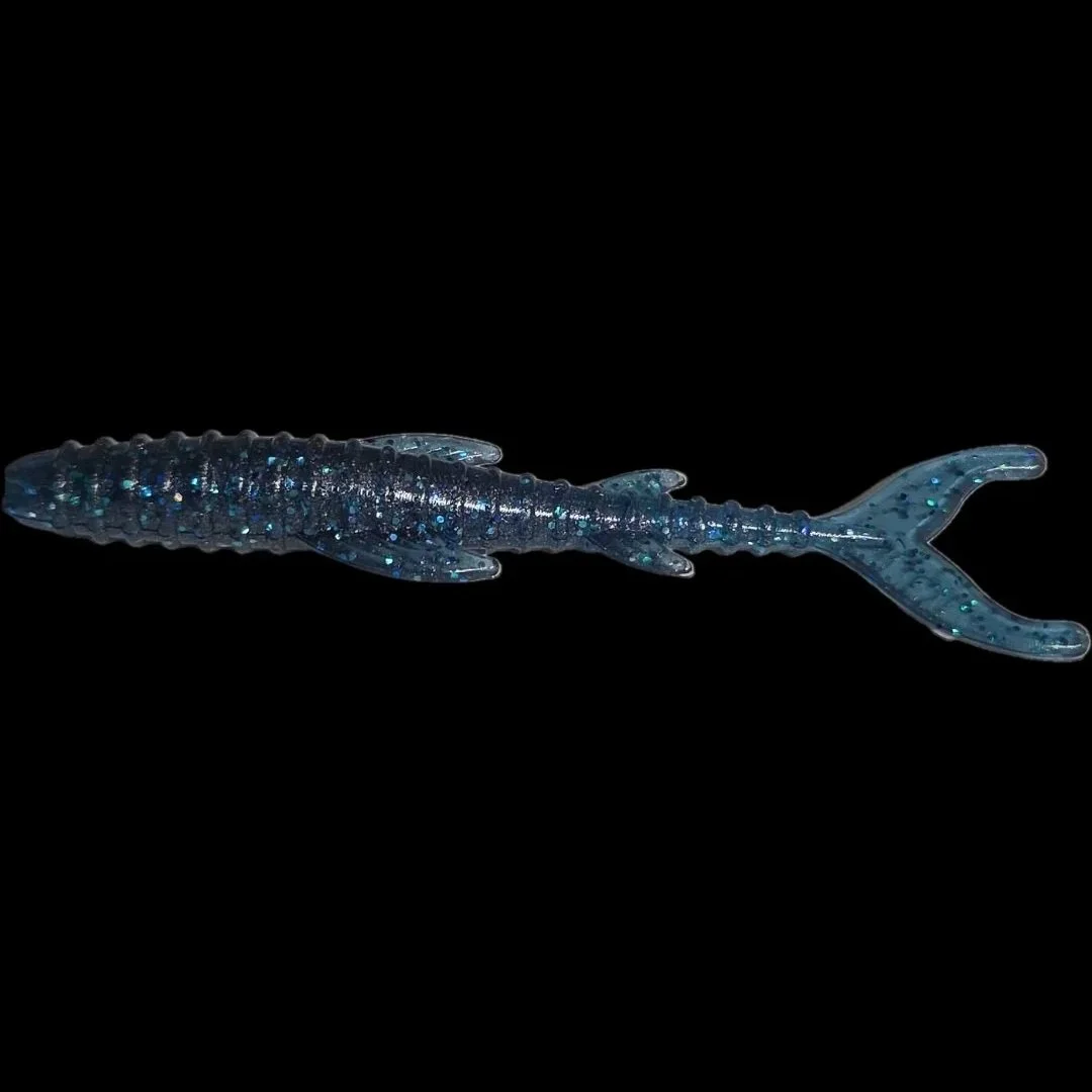 custom bass bait blue limit out lures