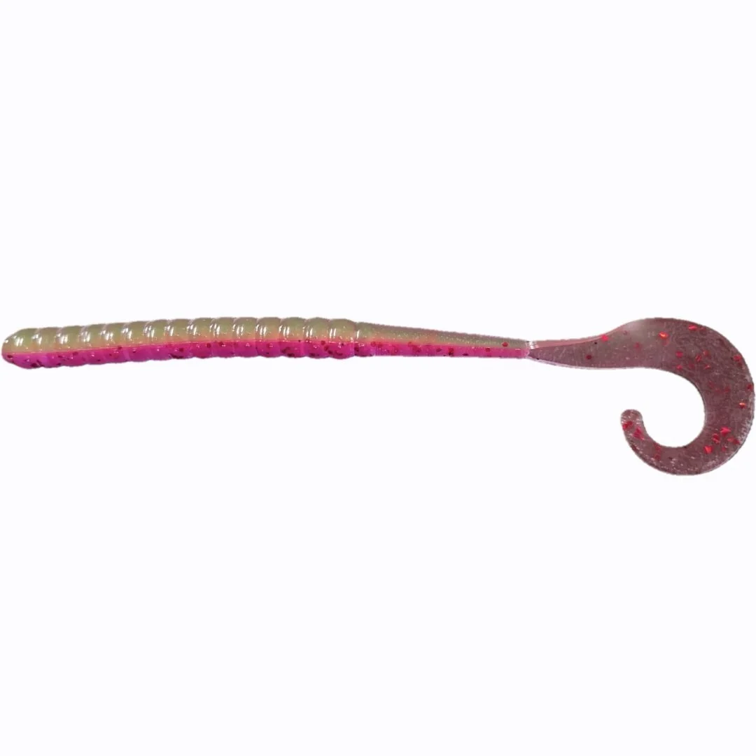 Watermelon Candy 5.5 Curly-tail Worm