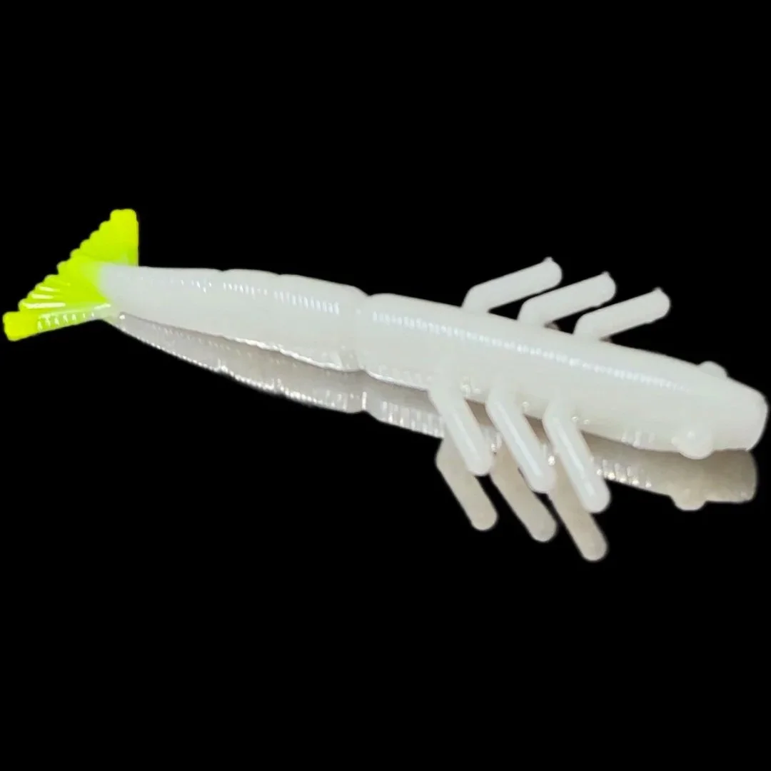 3.75 shrimp life like soft plastic bait for inshore fishing