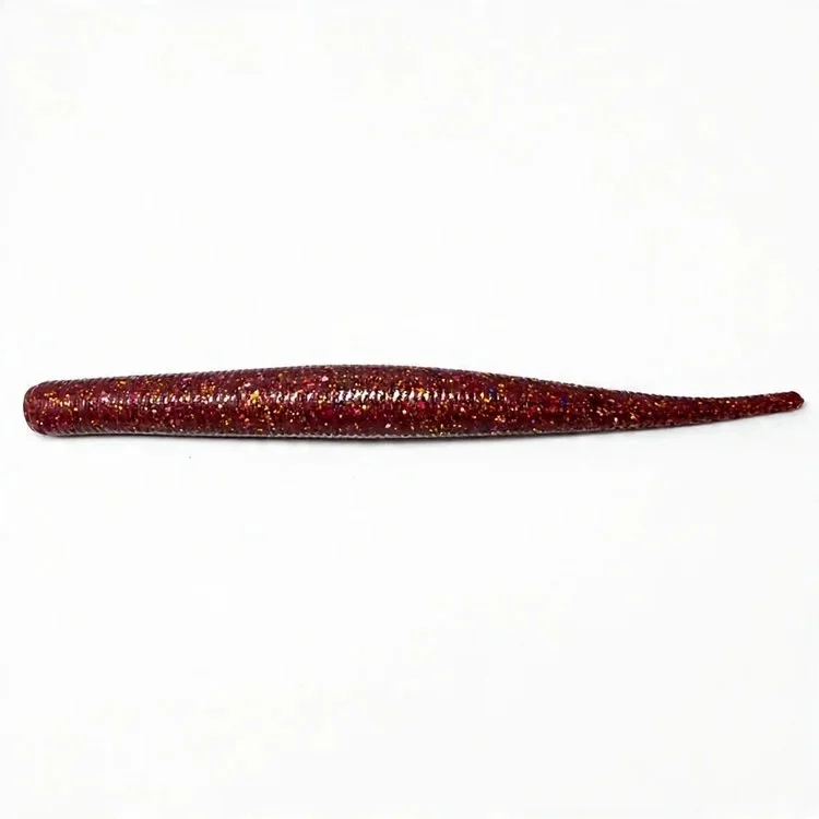 Amber Fire Red Straight Tail Worm Bait.jpg