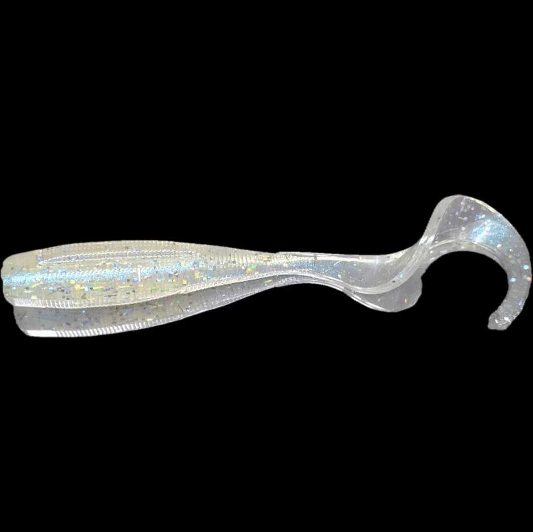 Opal-5"-custom iridescent color fatty-grub -limitoutlures