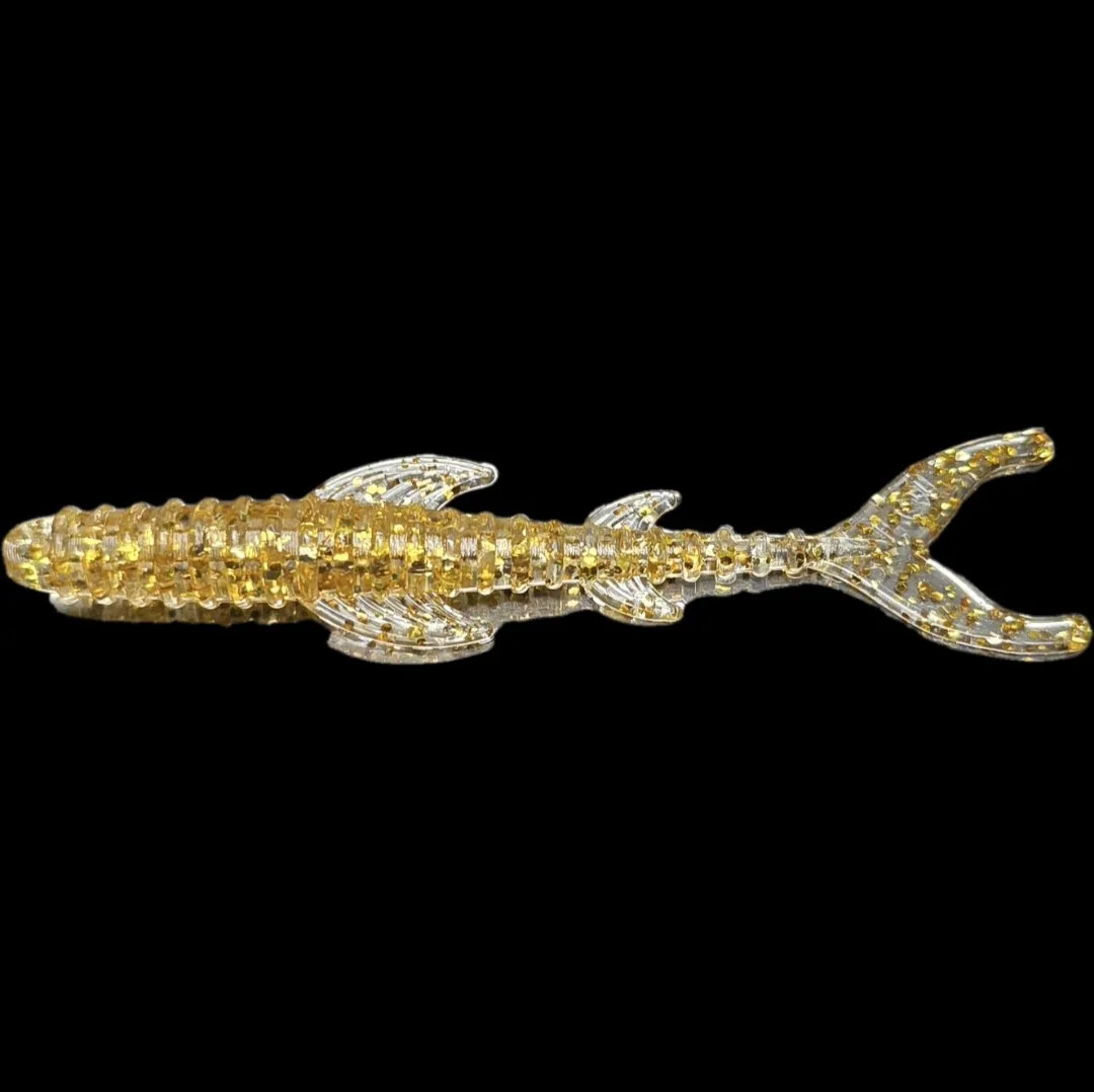 custom redfish soft plastic bait erratic action 14k gold limit out lures