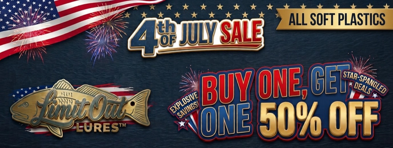 Fourth of july sale- limit out lures ‐ Soft-plastic