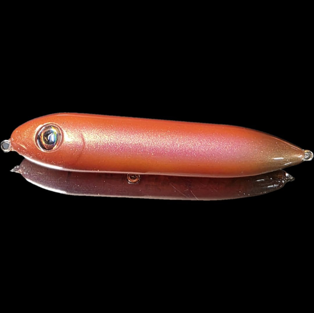 4-inch-custom-topwater-lure-for-redfishing-trout-​Prismatic-Peach-limit-out-lures