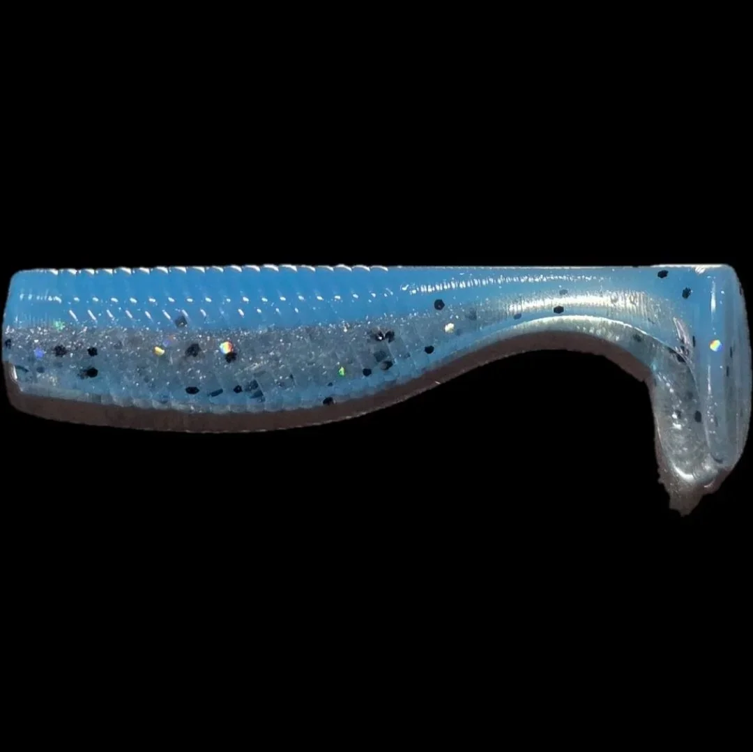 Limit out lures blue and silver soft plastic bait