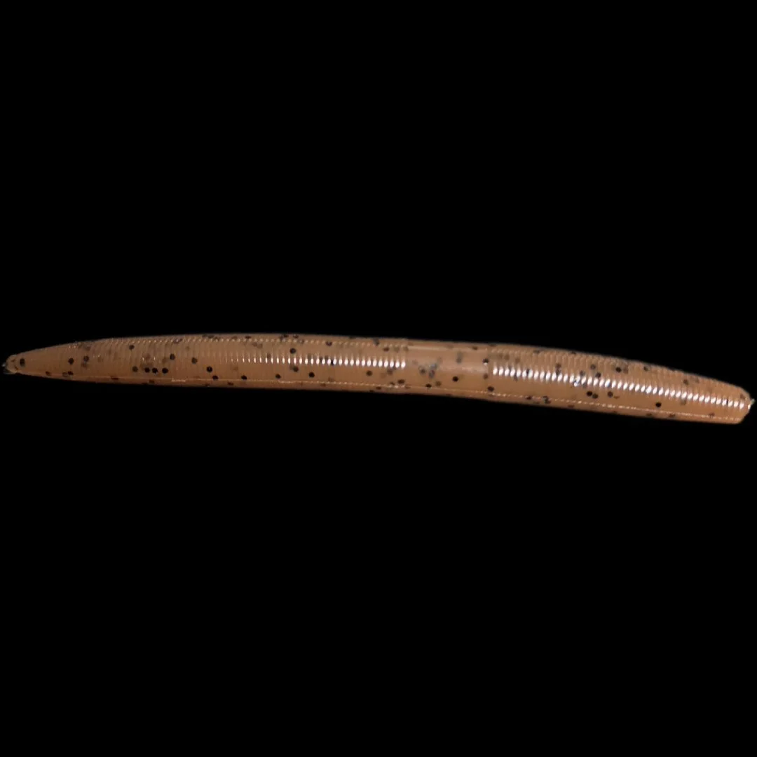 carolina pumpkin 5 inch senko stick worm for bass fishing limit out lures
