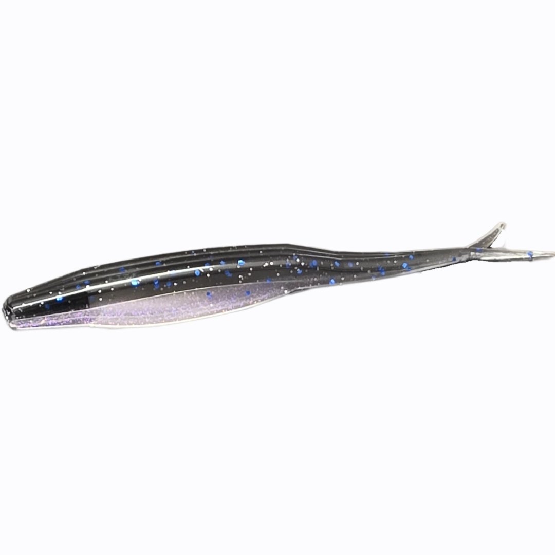 Galactic Black 5inch Jerkbait Split-tail