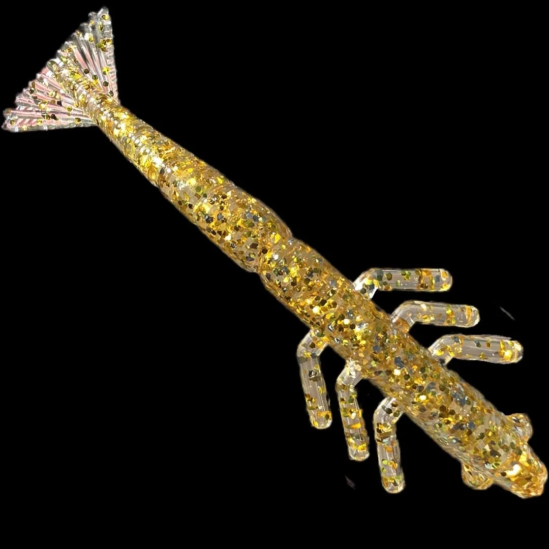 14k Gold Shimp Lifelike Limit Out Lures