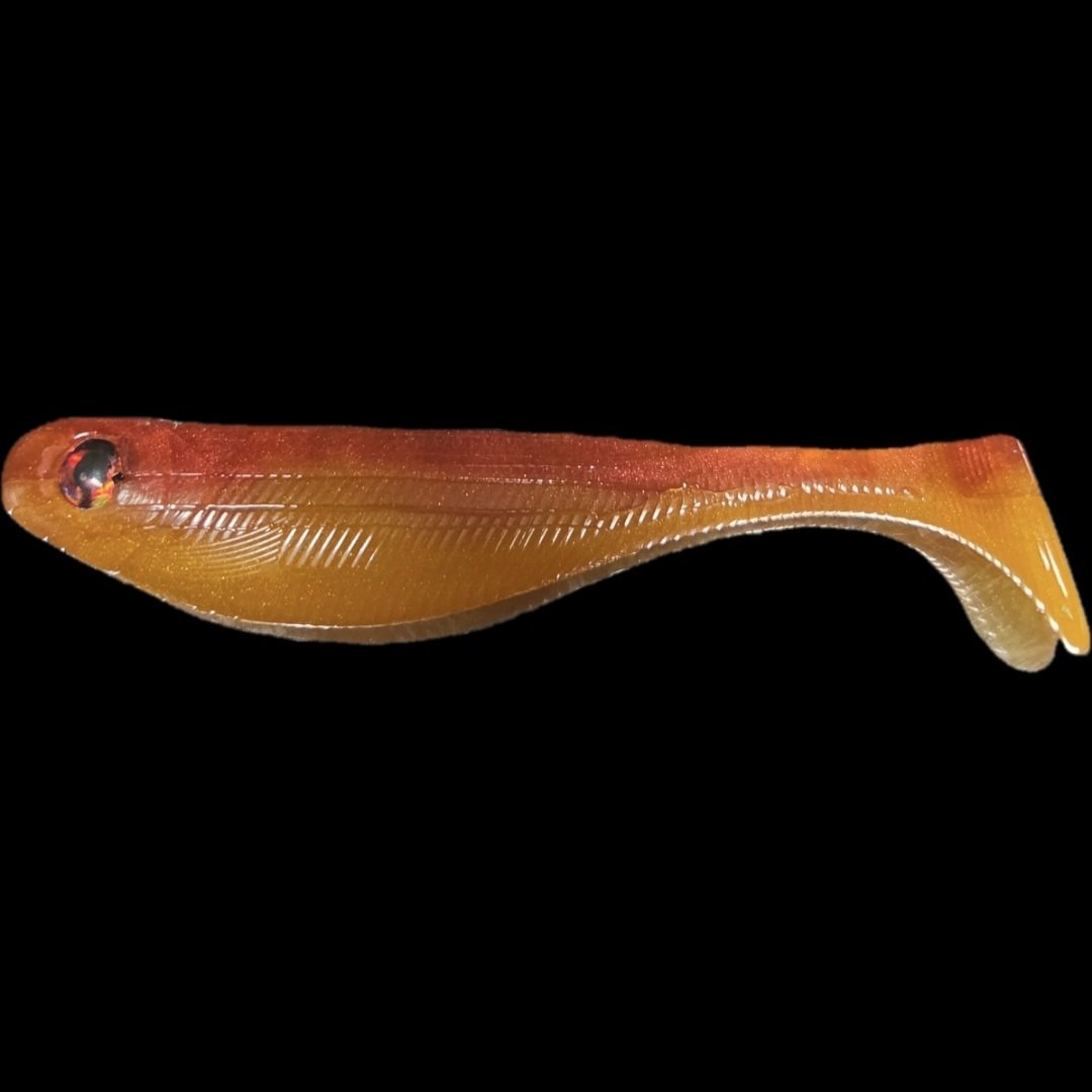 limit out lures Ruby Grapefruit 5 Inch redfish Largemouth Bass Soft Plastic Bait