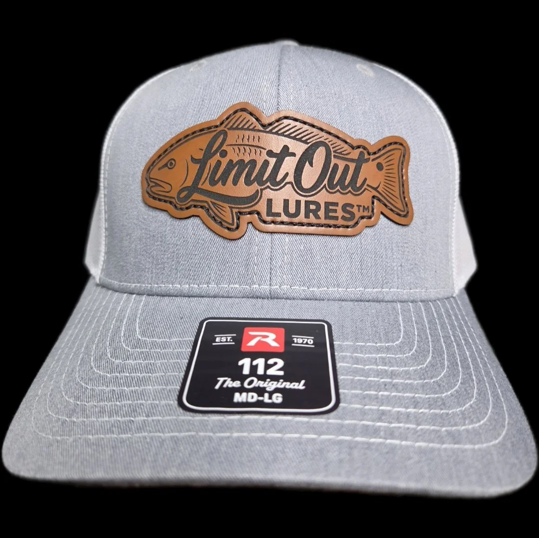 Limit out lures custom khaki/white Richardson 112 Hat