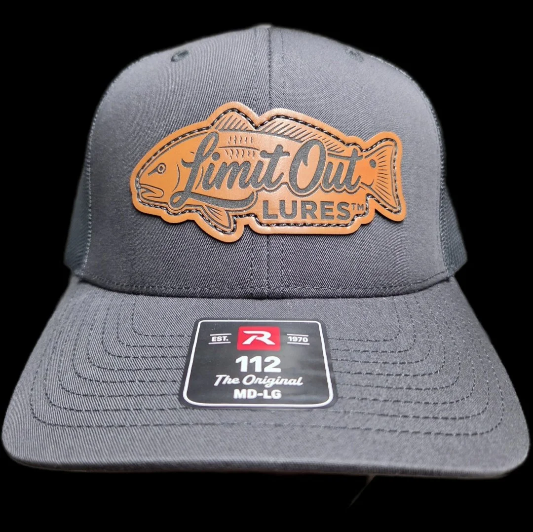 Limit out lures custom Black Richardson 112 Hat