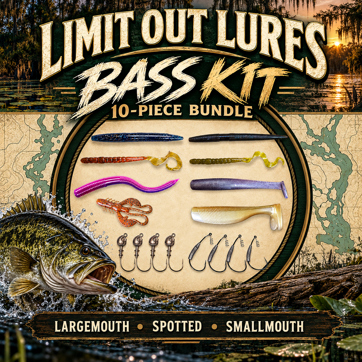 Bass Starter Kit Bundle | Limit Out Lures