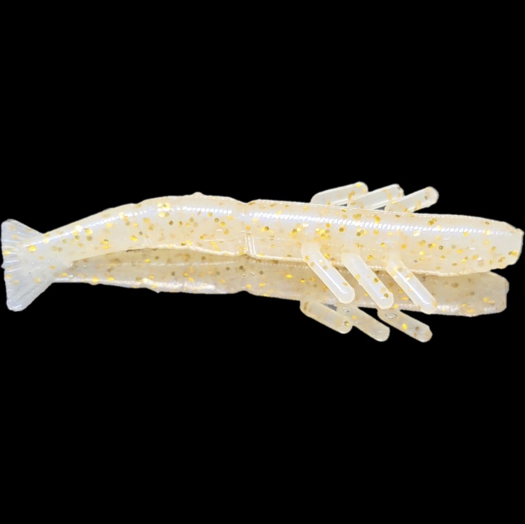 3.75" Lifelike Soft Plastic Shrimp Lure for Redfish & Trout