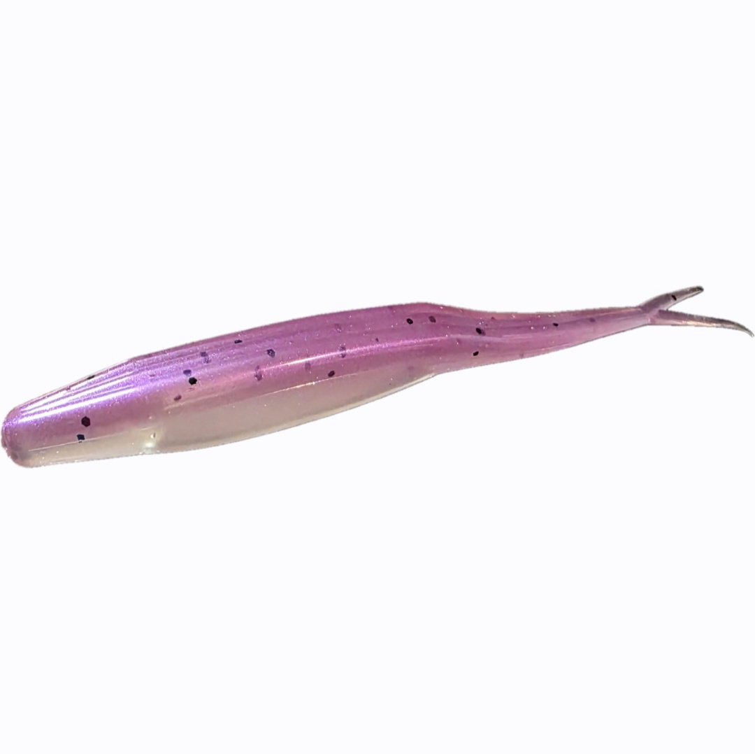 5inch shad jerkbait fluke purple Haze Split-tail