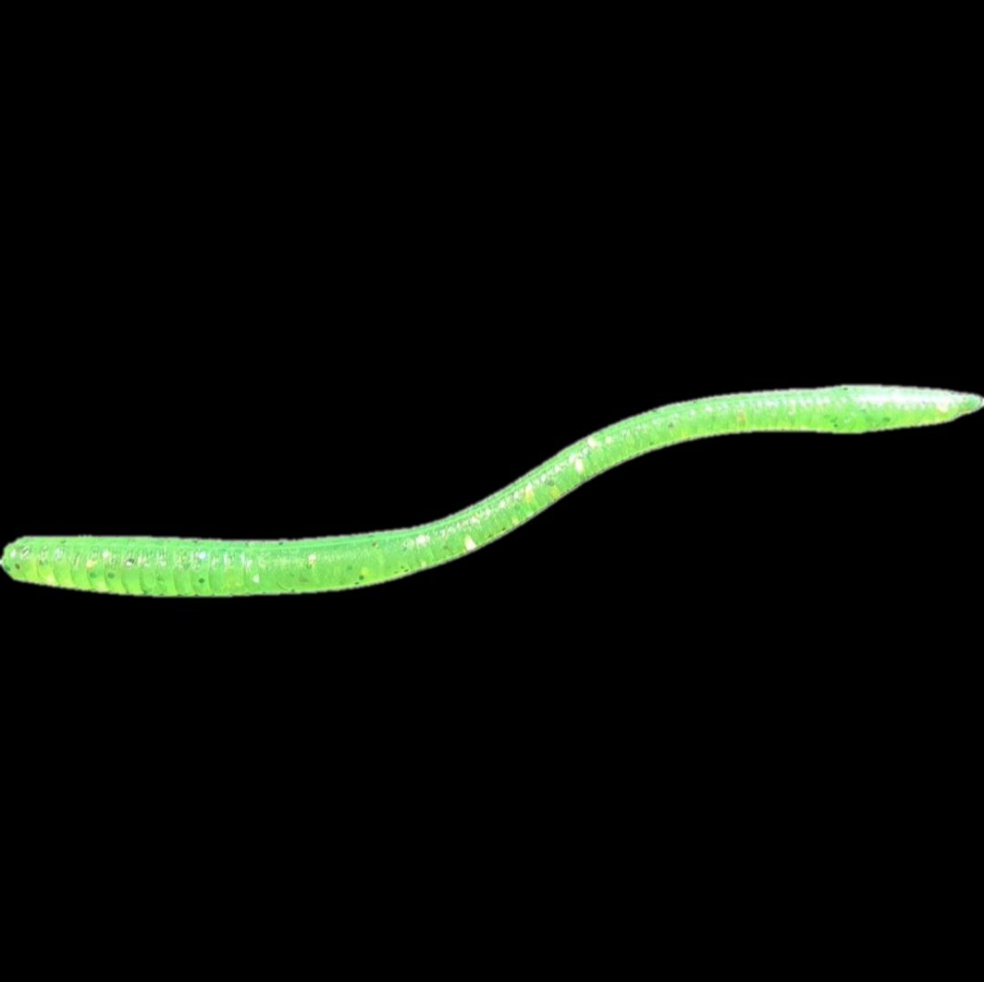 6"-Inch Trick Worm Soft Plastic Lures for Bass