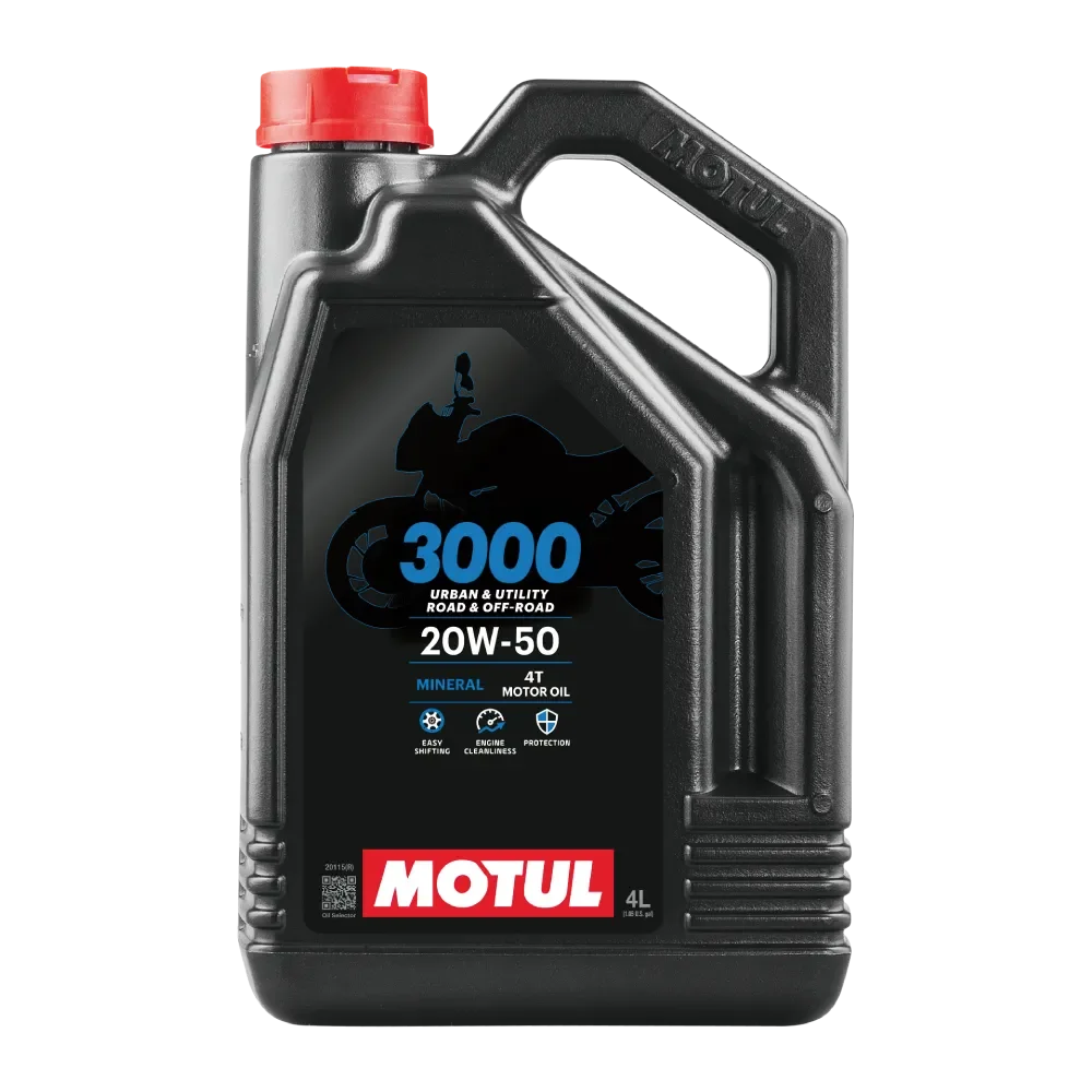 Motul 20W50 mineral engine oil - 4 litres