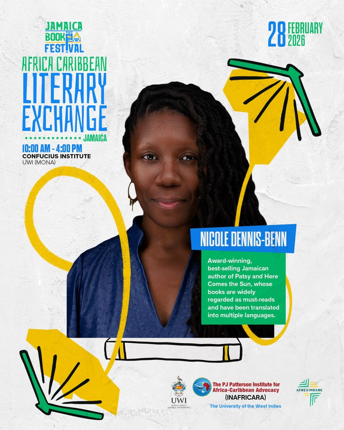 We&rsquo;re excited to welcome Nicole Dennis-Benn to the Africa Caribbean Literary Exchange. A fearless storyteller whose work has sparked global conversations about identity, migration, womanhood, and home, Nicole&rsquo;s voice continues to push Car